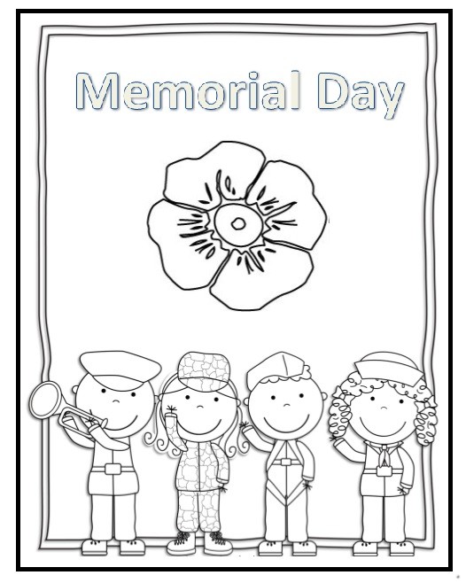 Memorial Day 2020 Coloring Pages Archives - Happy Memorial Day Images