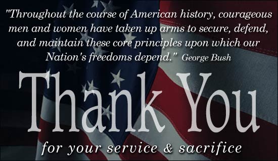 Memorial Day Thank You Messages
